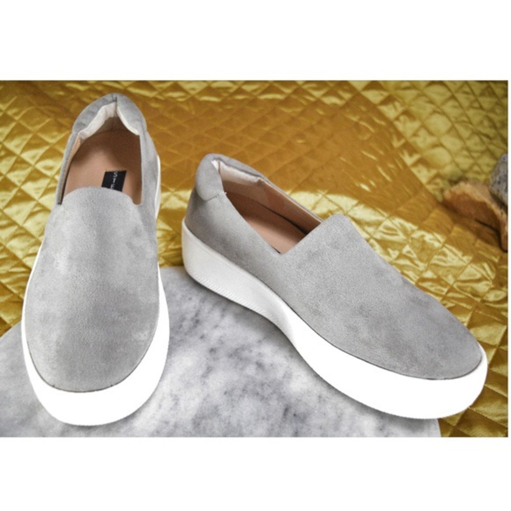 Steve Madden Gills Platform slip on sneaker suede